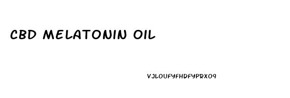 Cbd Melatonin Oil