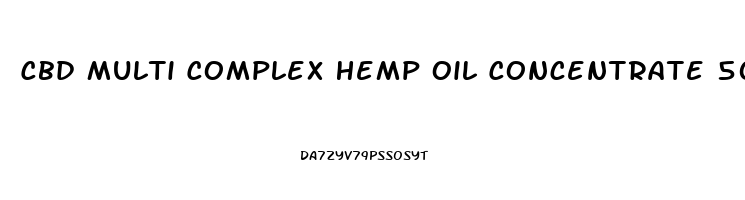 Cbd Multi Complex Hemp Oil Concentrate 500 Mg