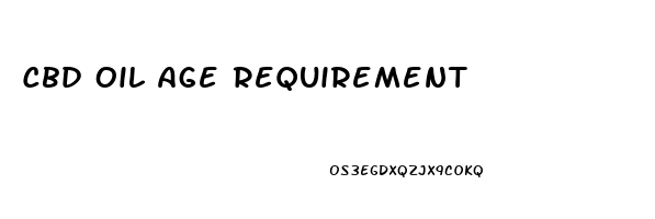 Cbd Oil Age Requirement