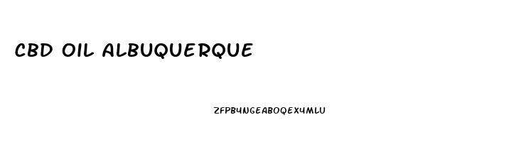 Cbd Oil Albuquerque