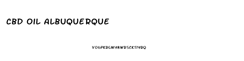 Cbd Oil Albuquerque