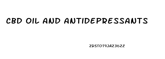 Cbd Oil And Antidepressants