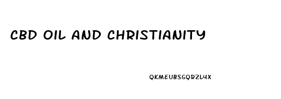 Cbd Oil And Christianity