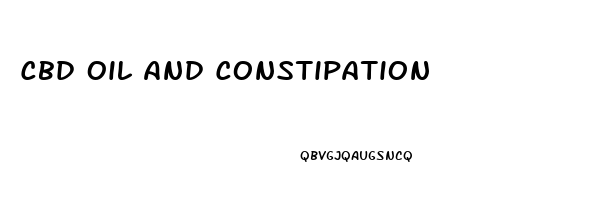 Cbd Oil And Constipation