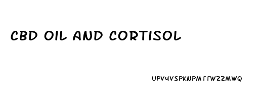 Cbd Oil And Cortisol