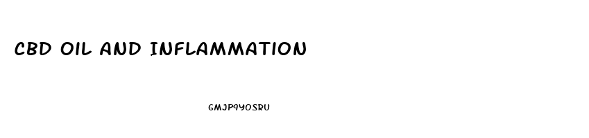 Cbd Oil And Inflammation