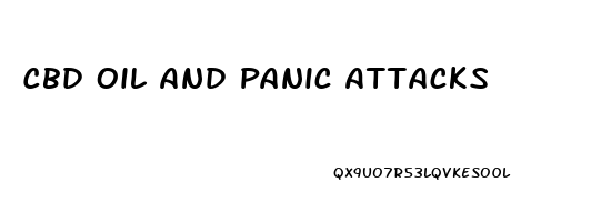 Cbd Oil And Panic Attacks