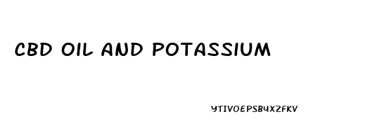 Cbd Oil And Potassium