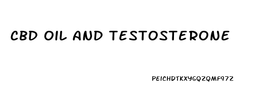 Cbd Oil And Testosterone