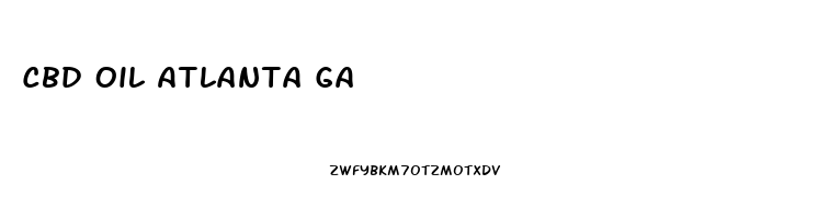 Cbd Oil Atlanta Ga