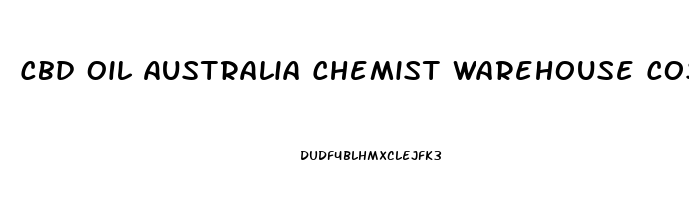 Cbd Oil Australia Chemist Warehouse Cost