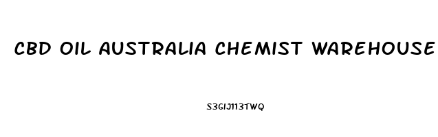 Cbd Oil Australia Chemist Warehouse Price