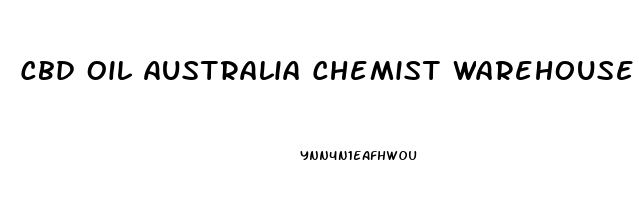 Cbd Oil Australia Chemist Warehouse Price