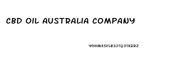 Cbd Oil Australia Company