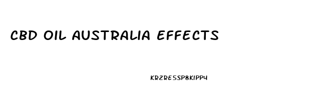 Cbd Oil Australia Effects