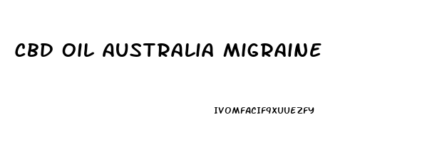 Cbd Oil Australia Migraine