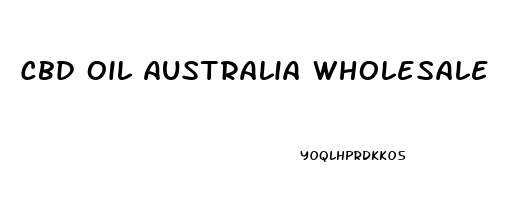 Cbd Oil Australia Wholesale