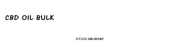Cbd Oil Bulk
