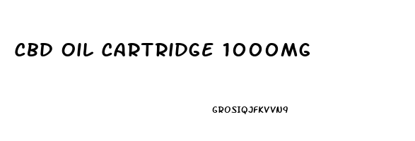 Cbd Oil Cartridge 1000mg