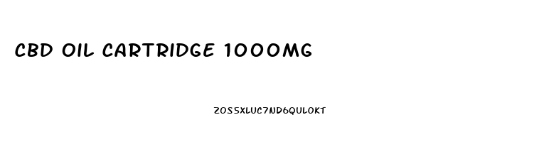 Cbd Oil Cartridge 1000mg