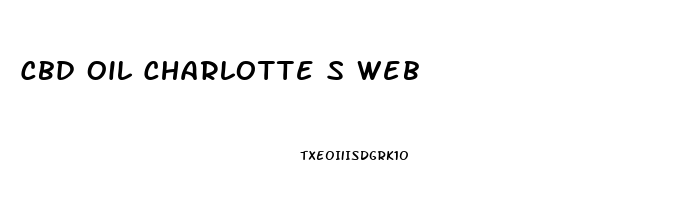 Cbd Oil Charlotte S Web