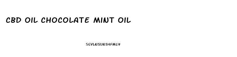 Cbd Oil Chocolate Mint Oil