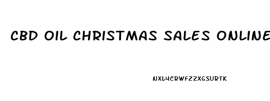 Cbd Oil Christmas Sales Online