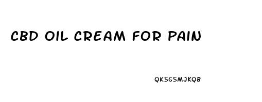 Cbd Oil Cream For Pain