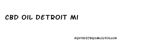 Cbd Oil Detroit Mi