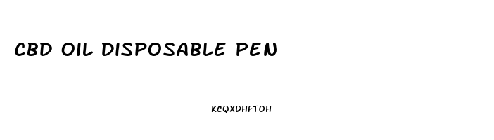 Cbd Oil Disposable Pen