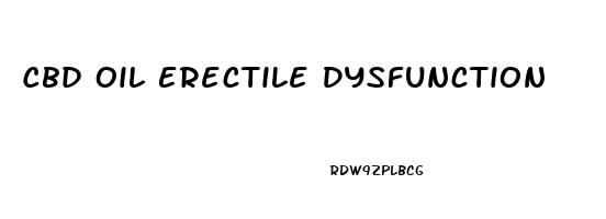 Cbd Oil Erectile Dysfunction