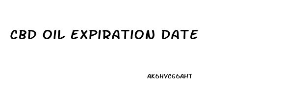 Cbd Oil Expiration Date