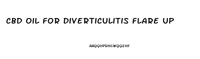 Cbd Oil For Diverticulitis Flare Up