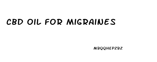 Cbd Oil For Migraines