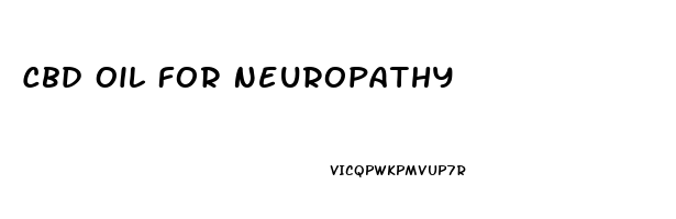 Cbd Oil For Neuropathy