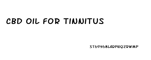 Cbd Oil For Tinnitus