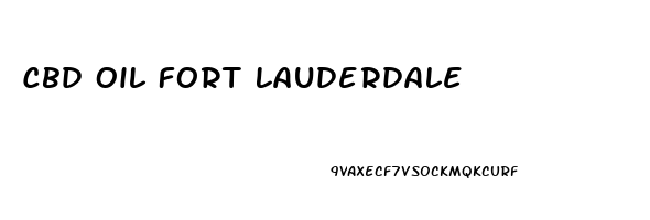 Cbd Oil Fort Lauderdale