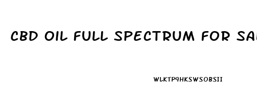 Cbd Oil Full Spectrum For Sale