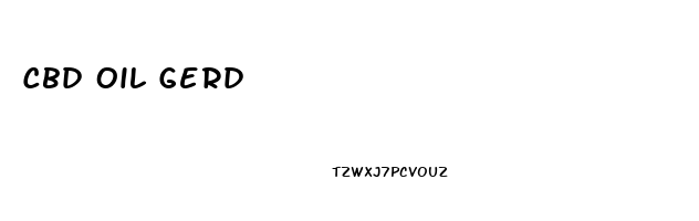 Cbd Oil Gerd