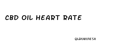 Cbd Oil Heart Rate