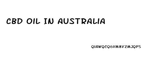 Cbd Oil In Australia