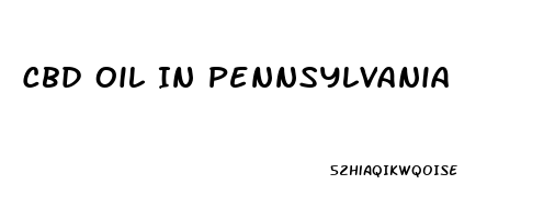 Cbd Oil In Pennsylvania