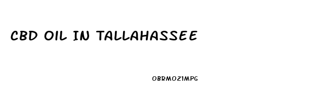 Cbd Oil In Tallahassee