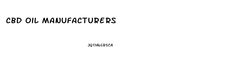 Cbd Oil Manufacturers