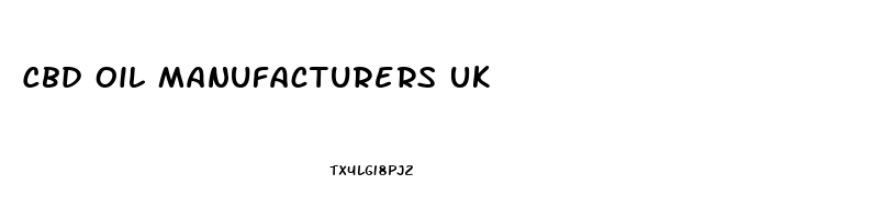 Cbd Oil Manufacturers Uk