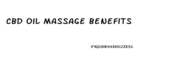 Cbd Oil Massage Benefits