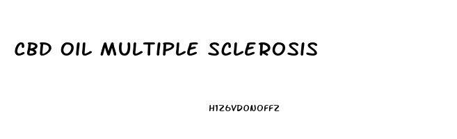 Cbd Oil Multiple Sclerosis