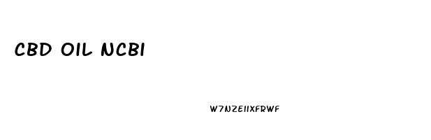 Cbd Oil Ncbi