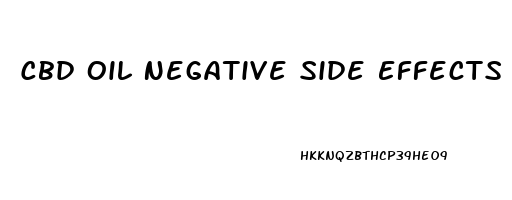 Cbd Oil Negative Side Effects