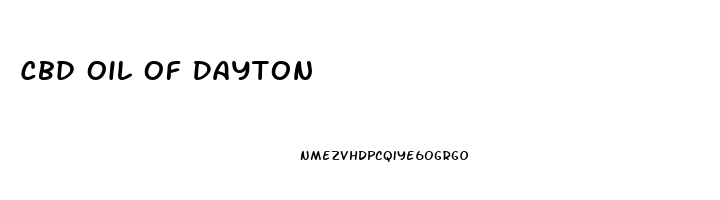 Cbd Oil Of Dayton